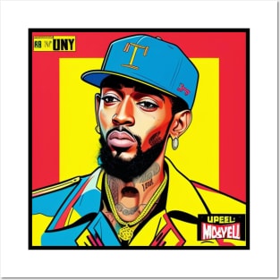 Pop Art Nipsey Vinyl Album Cover IV Posters and Art